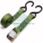 25mm cam buckle lashing strap with double hooks-commercial tie down straps
